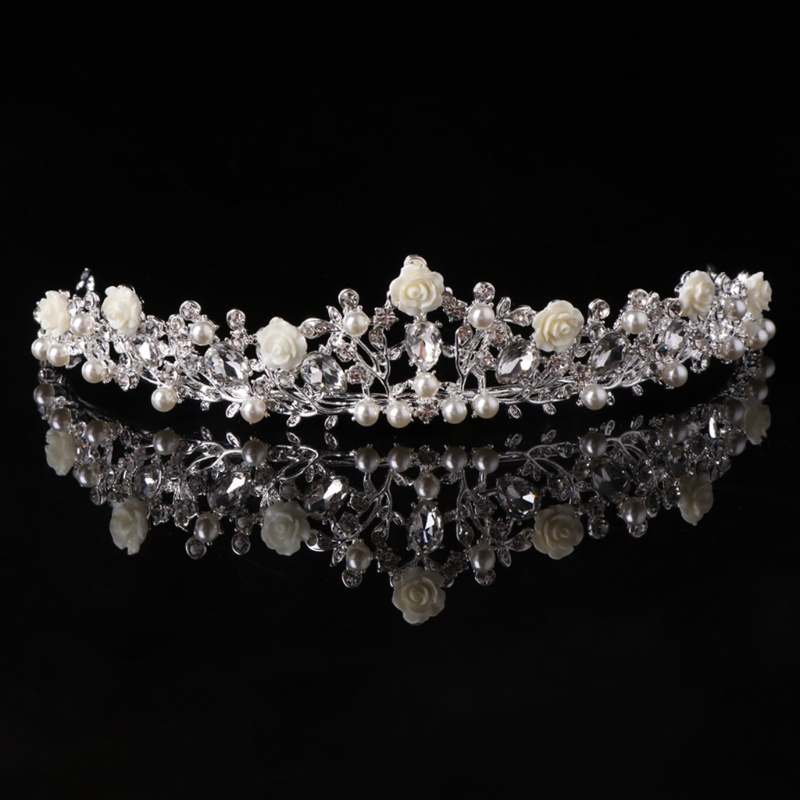 Siy Mahkotatiara Hias Mutiara Gaya Putriratumewahmewah Untuk Dekorasi Pernikahanpengantin Wanita