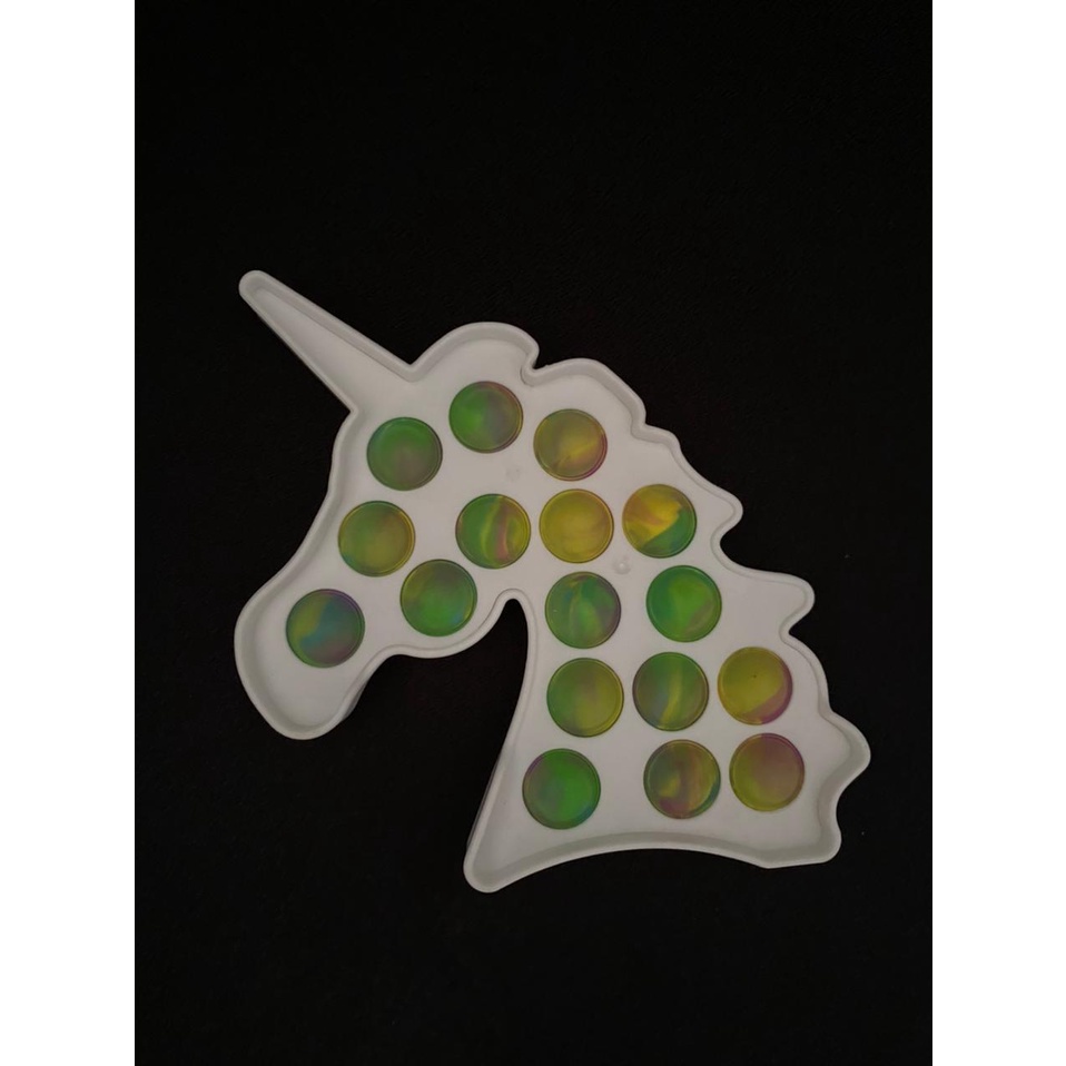 MMTOYS CM-P19 Fidget Toys Pop It PLASTIK Gelembung Dorong Permainan Anak Papan Pelangi Populer-7