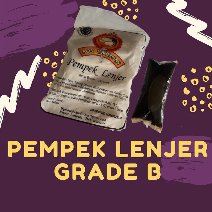 

Pempek lenjer curah son hajisony plus cuko