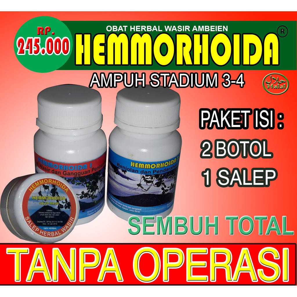 Hemmorhoida Obat Wasir Obat Ambeien Ambeien Berdarah Alami