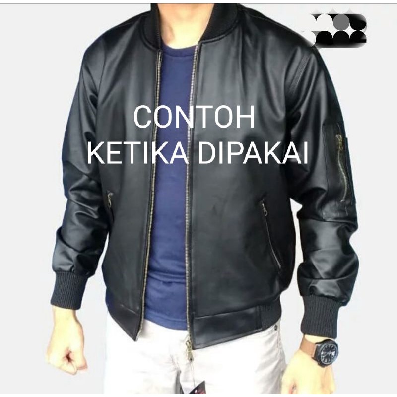 JAKET KULIT SINTETIS PRELOVED