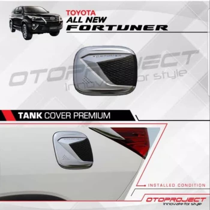 Tank Cover Tutup Tangki Toyota All New Fortuner