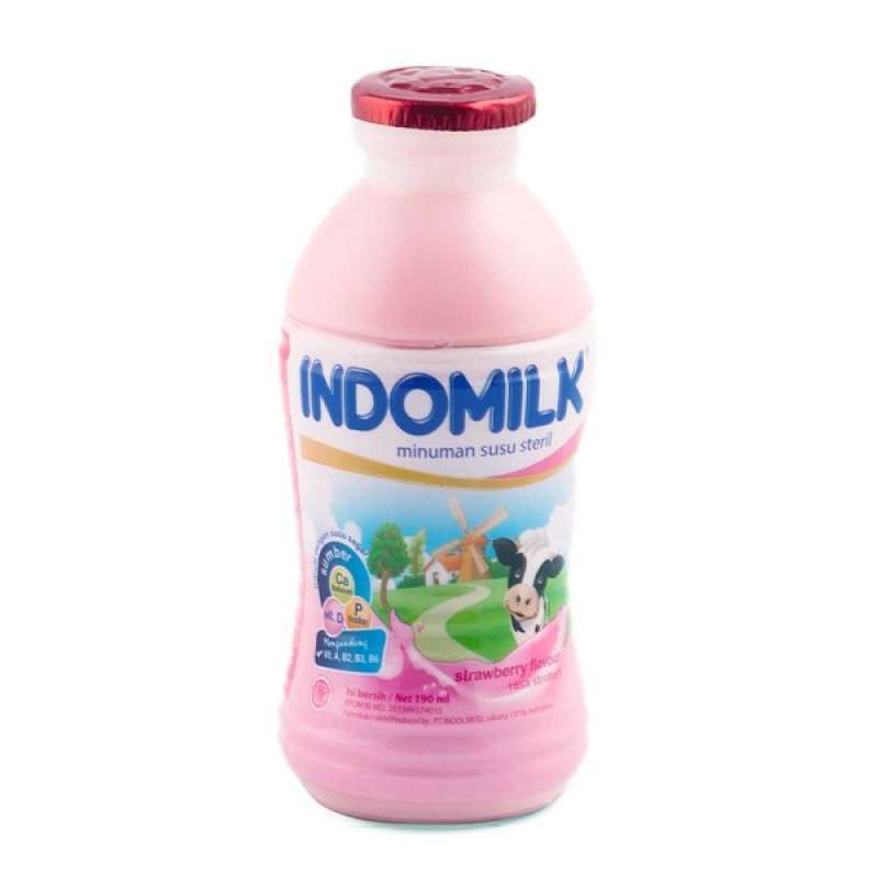 

SUSU STERIL INDOMILK STRAWBERRY 190 ML