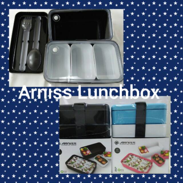 Arniss Lb-0412 Oishi Kotak Makan - Black<br /><br />fitur