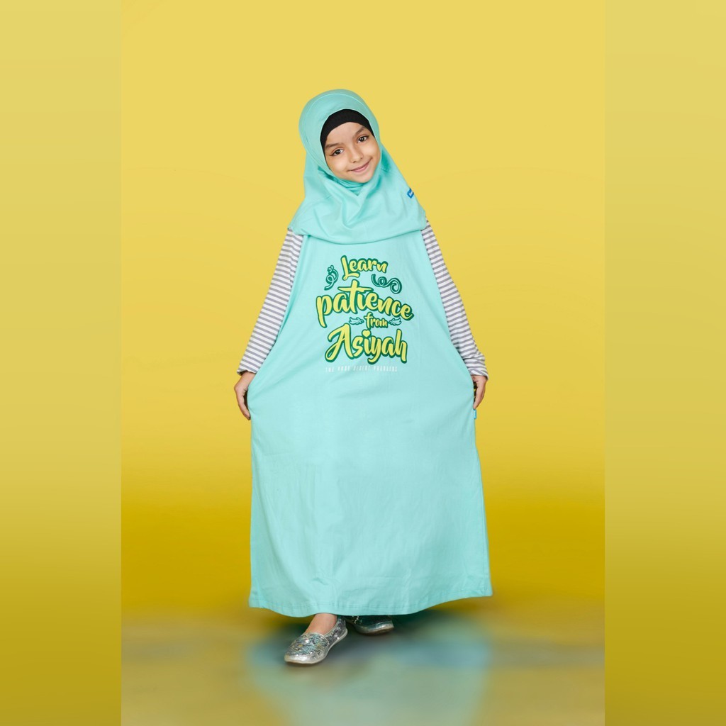 GAMIS Anak Plus HIjab Ammar Kids - Gamis anak Ammar kids - Gamis 3-12 th