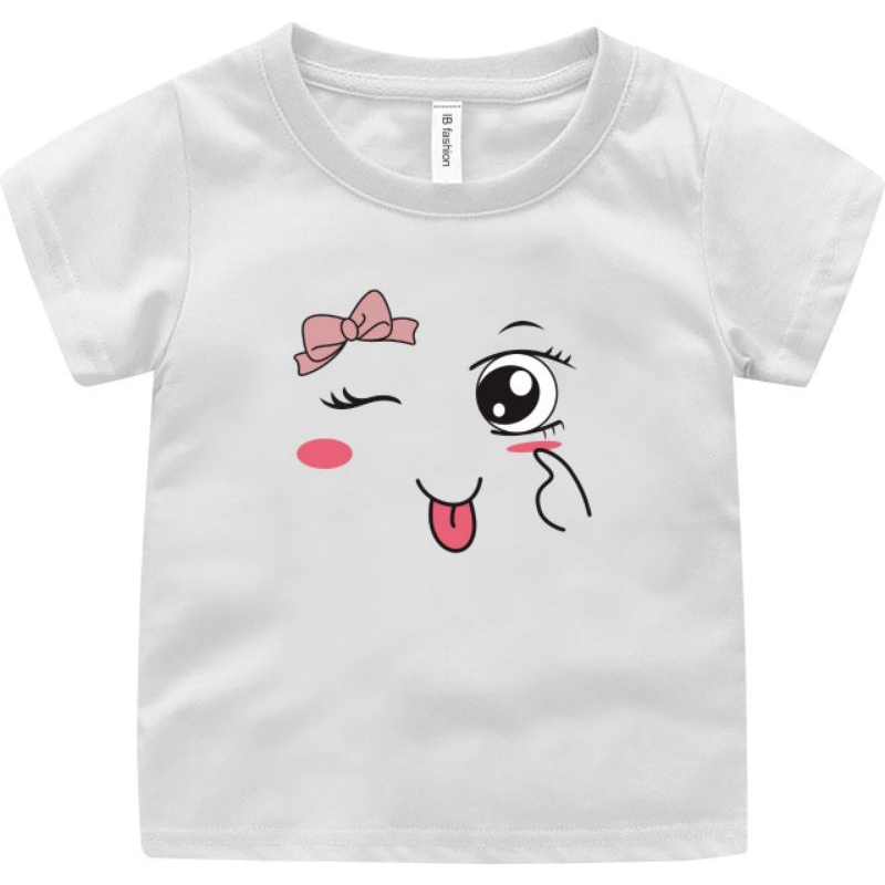 ((IB))KAOS ANAK PEREMPUAN/MATA DIGITAL SABLON