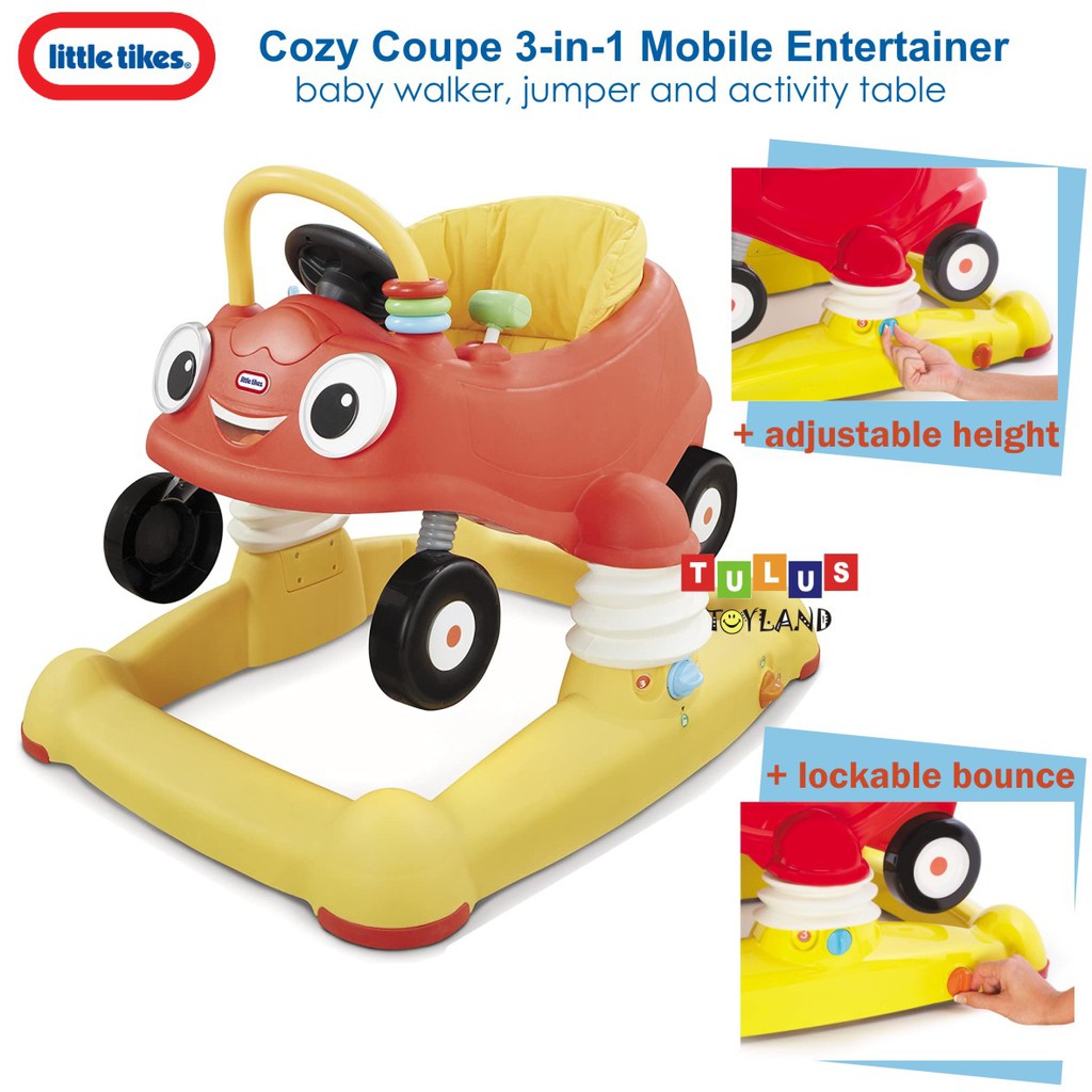 Little Tikes Cozy Coupe 3 in 1 Mobile Entertainer 3in1 Baby Walker activity center jumperoo bouncer