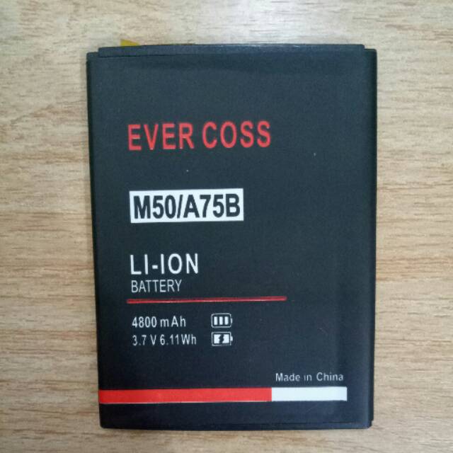 Baterai Evercoss M50/A75B