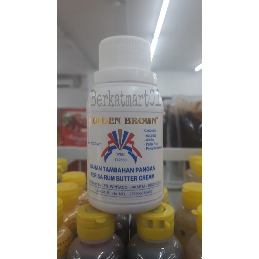 

Golden Brown Perisa Rum Butter Cream 100 gr Pasta