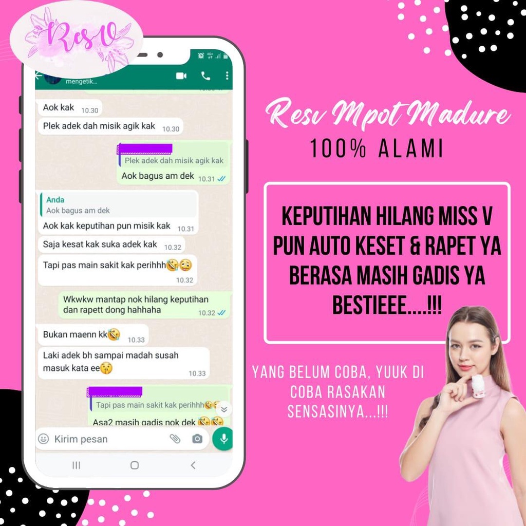 FLASH SALE RESV RES V RESSV RESS V Biru Hitam Pink Putih ISI 100 BUTIR PAKET HEMAT DI JAMIN GANAS 5 