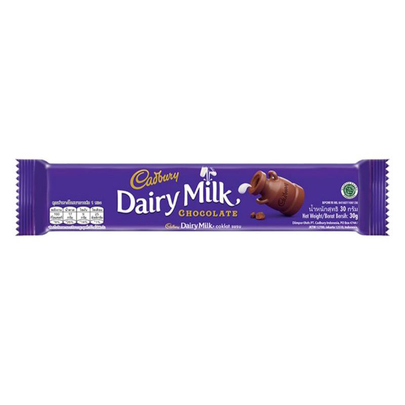 

Cadbury Dairy Milk Chocolate 30gr