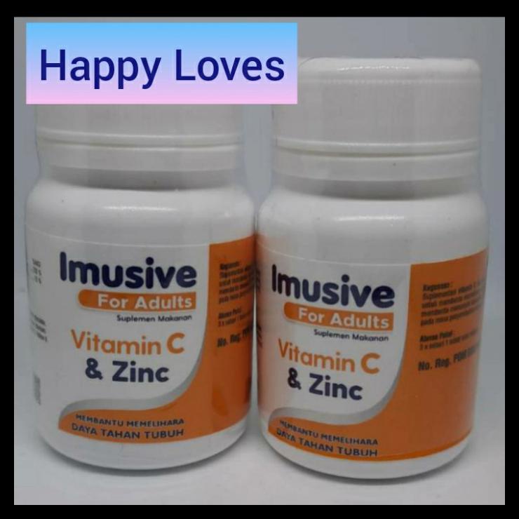 Imusive Vitamin C Plus Zinc Bagus Untuk Kesehatan