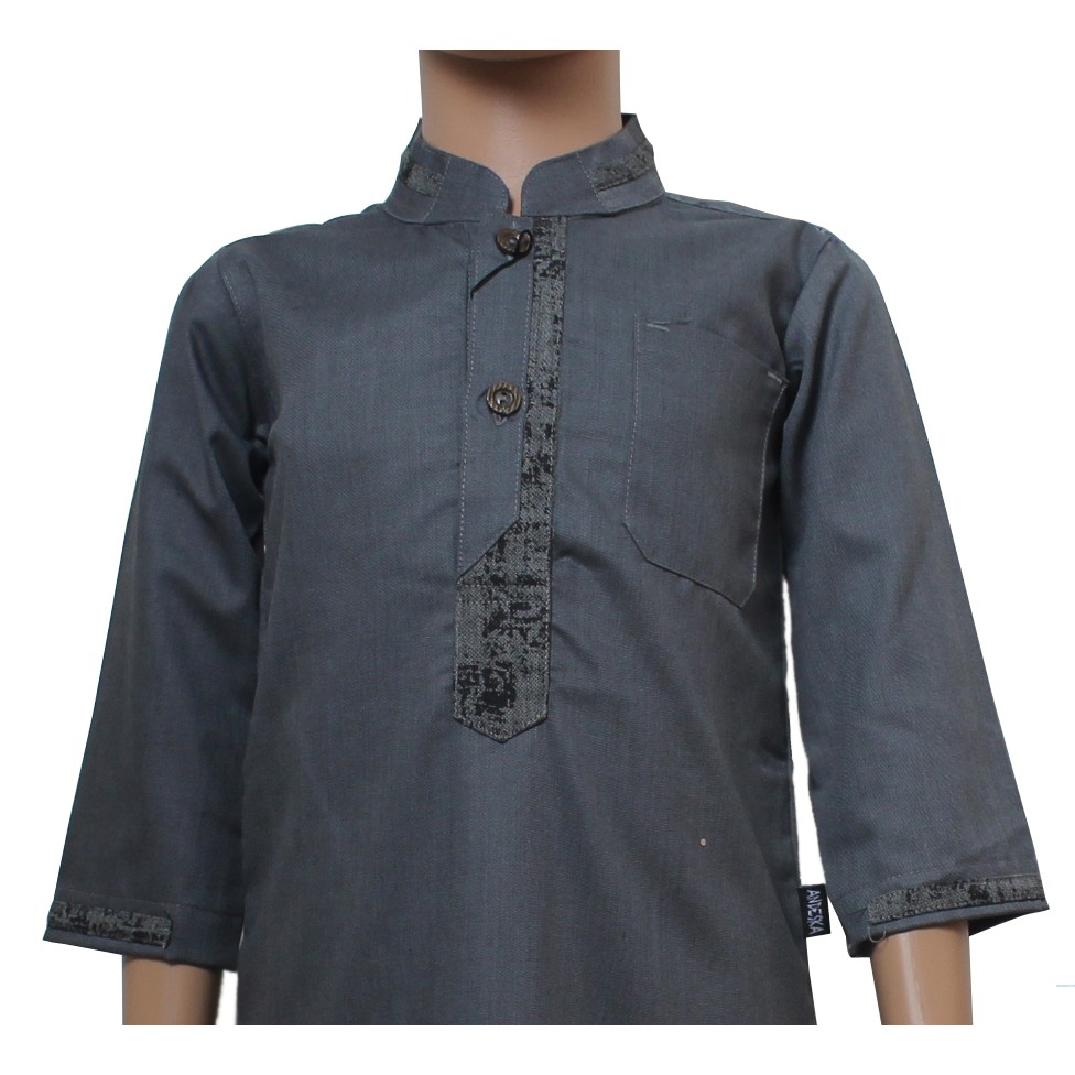 Koko Kurta Wahid/Atasan Anak Laki - Laki/Baju Ngaji Anak/Jubah Muslim Anak Best Seller