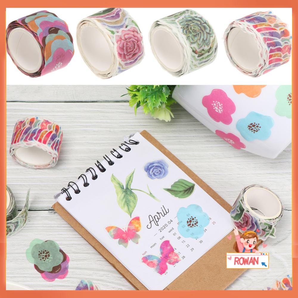 Tape / Selotip Washi Motif Bunga Untuk Scrapbook