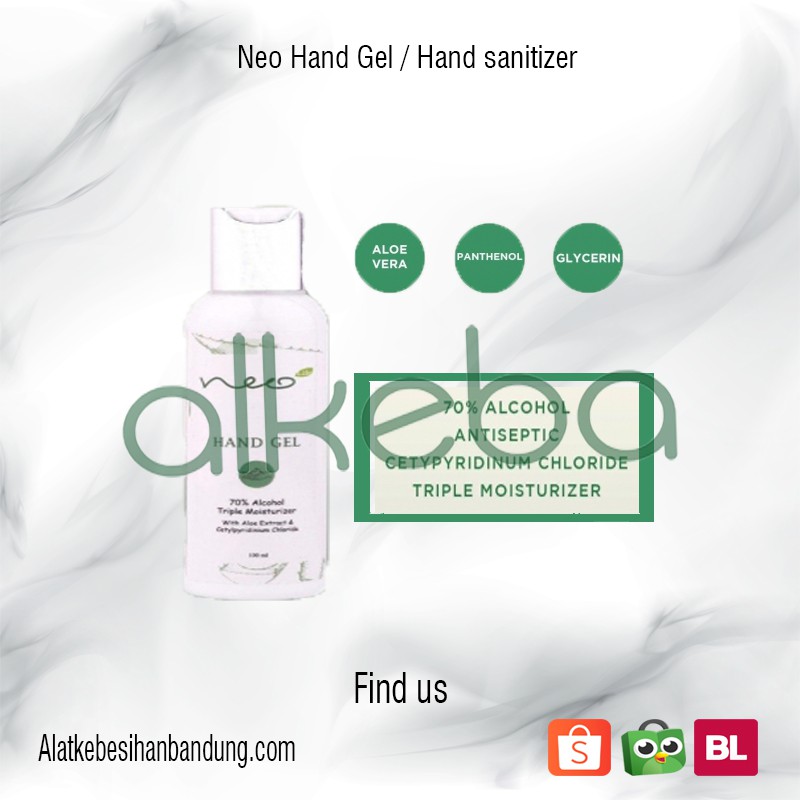 Handsanitizer / Hand Sanitizer neo / Antiseptic / Hand gel 100 ml