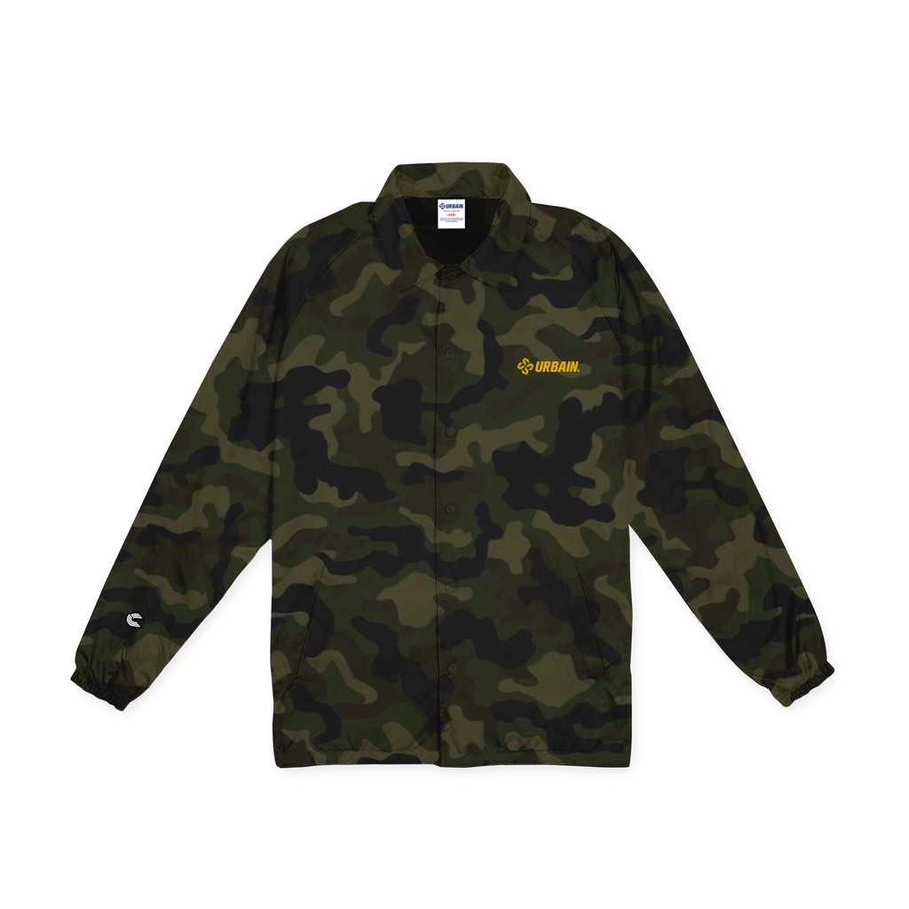 

Urbain Coach Jacket | Jakarta VS Everybody | Camo Yellow