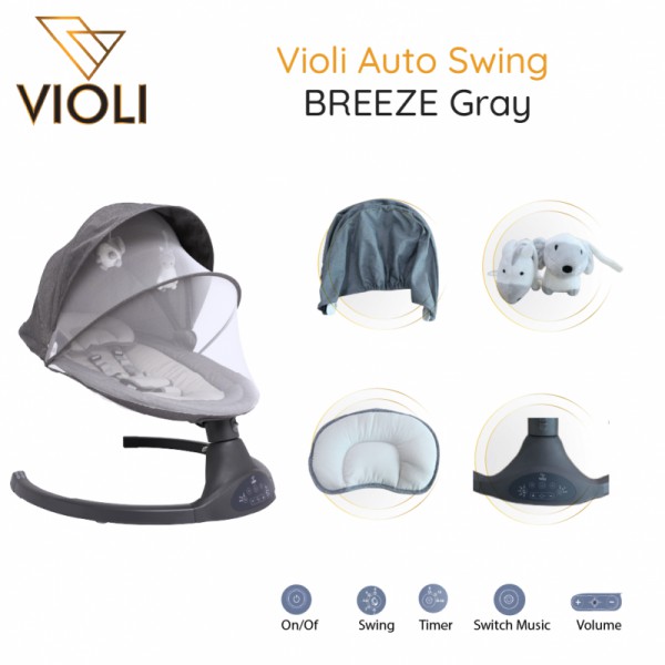 Violi Bouncer Auto Swing Breeze Grey - BB/VL-ASB