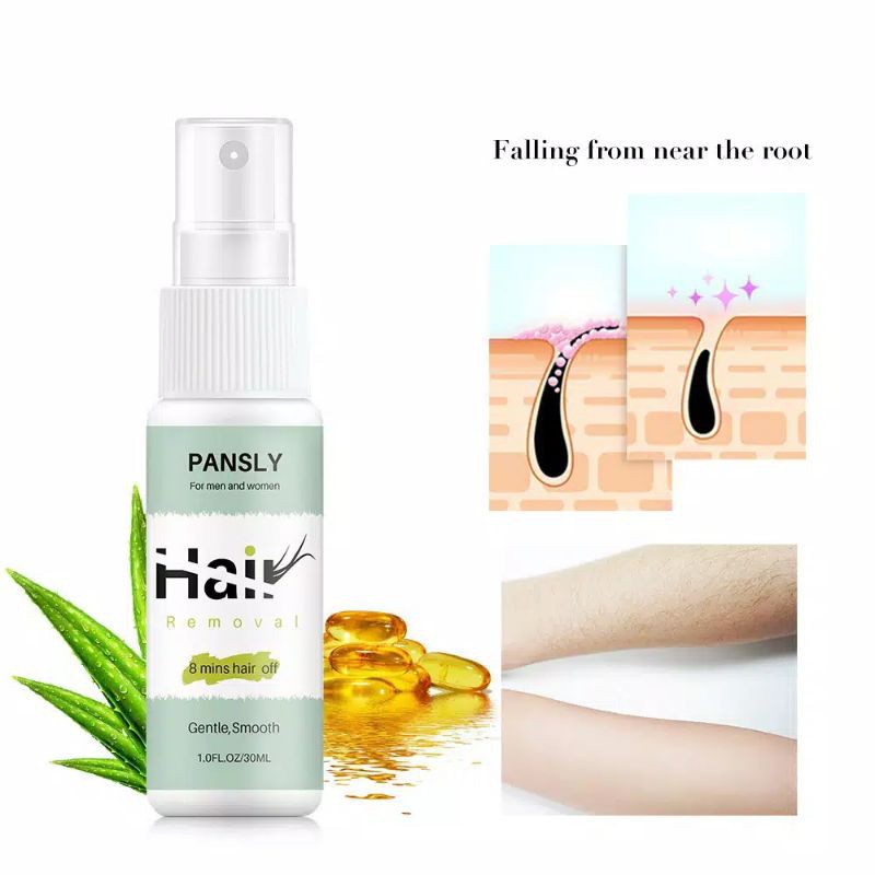 Spray Perontok Bulu , Penghilang Ketiak Kemaluan Kaki Miss V Hair Removal Depilatory Permanen PANSLY