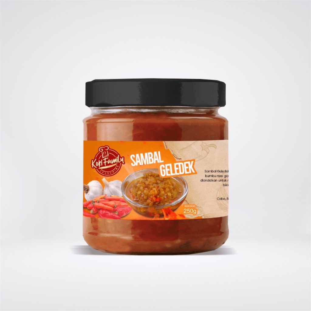 

Koki Family Sambal Gledek - Bumbu Saus Cabai, 200g