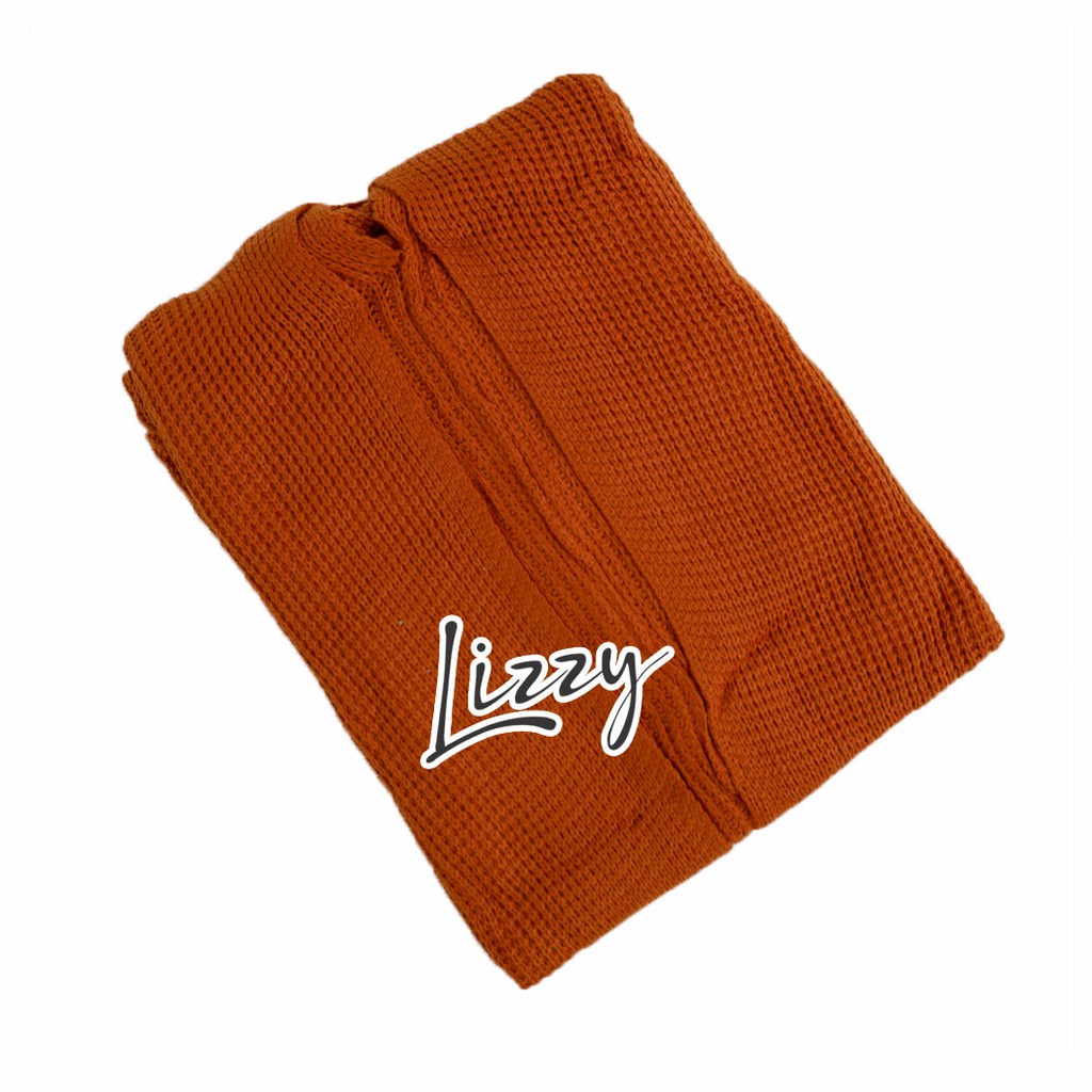 Lizzy - OVERSIZED LAVELLA CARDIGAN PREMIUM-brick / coral