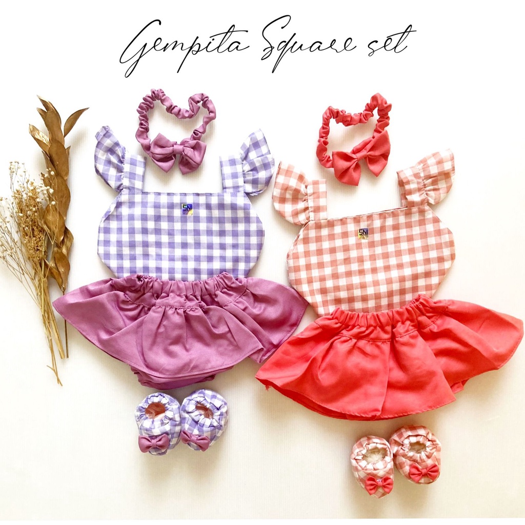HAMPERS LAHIRAN GEMPITA / AUDREY / EUN JI gift set lahiran bayi kado baju bayi anak perempuan cewek terlaris lucu-4