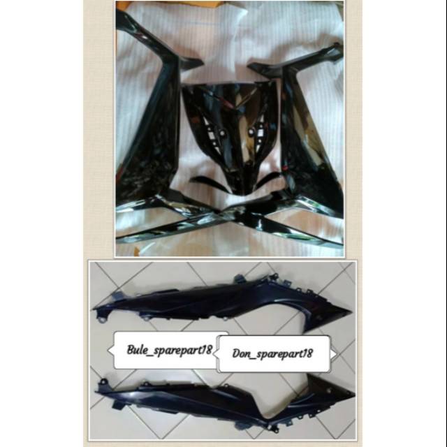Honda supra X 125 fi Cover body body set tameng sayap dan sambungan body