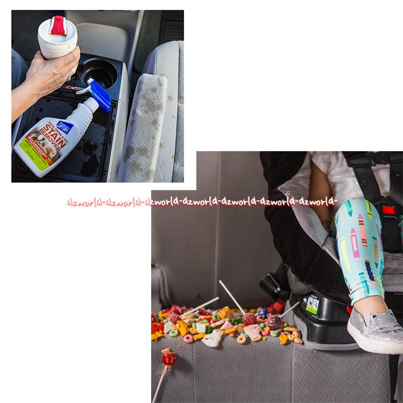 Motsenbockers Lift Off 473ml Food Drink Pet Stain Remover Pembersih Penghilang Noda Makanan di Mobil