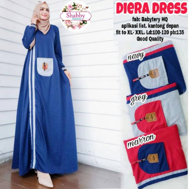 Gamis muslimah trendy diera dress