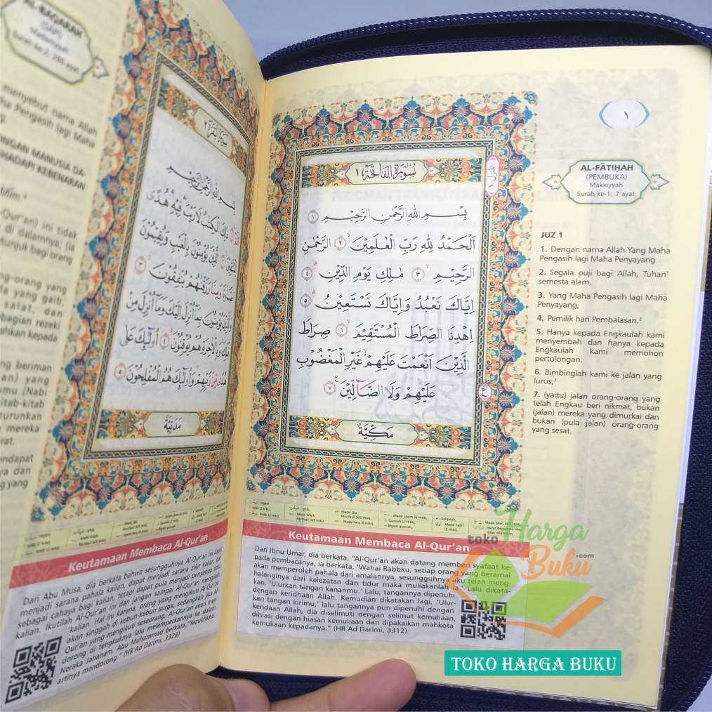 Al Quran Bukhara B6 Tajwid dan Terjemah Jaket Resleting Penerbit Syamil Quran