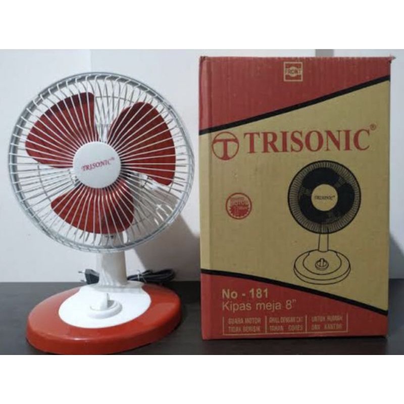 KIPAS ANGIN MURAH / KIPAS ANGIN MEJA 8 INCI / DESK FAN 8 INCI TRISONIC / KIPAS ANGIN TRISONIC