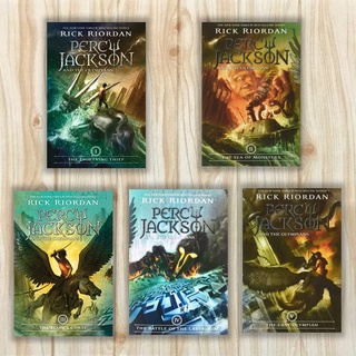 Percy Jackson and the Olympians series - Rick Riordan (English) - bagus.bookstore