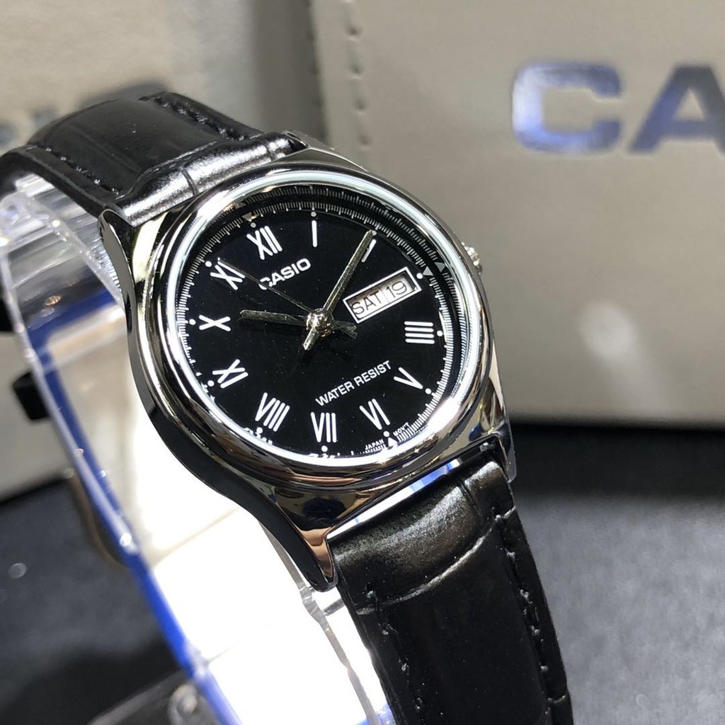 CASIO Original LTP-V006L Series (Jam Tangan Kulit Wanita)