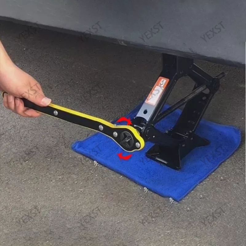 Kuat 2 Ton Dongkrak Mobil Manual Car Jack Handle Scissor