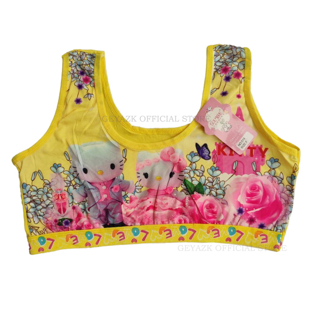 Miniset Anak Perempuan 3Pcs Bra Remaja Pakaian Dalam  Anak Sd Smp