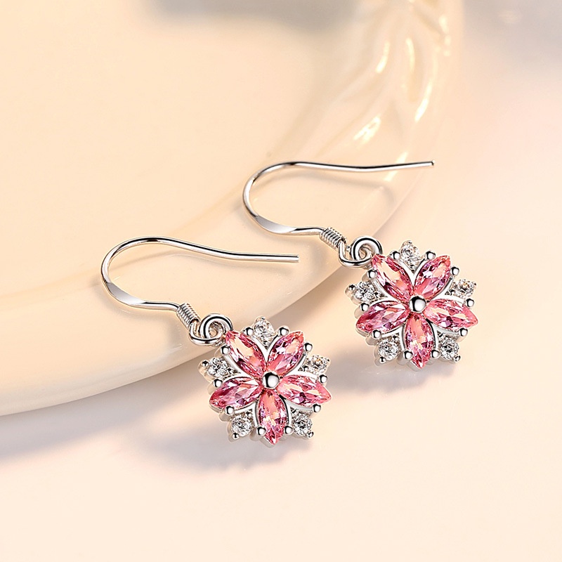 Anting Perak 925 Wanita Jelly Anting-Anting Fashion Perhiasan