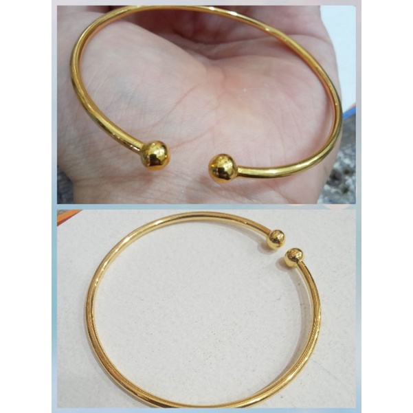 XAL002. gelang tangan xuping wanita dewasa berlapis emas Flexible