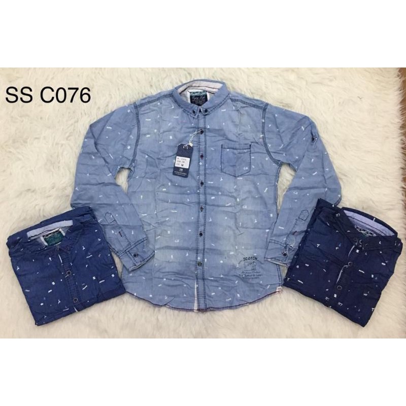 Kemeja Panjang Scotch & Soda Premium Quality