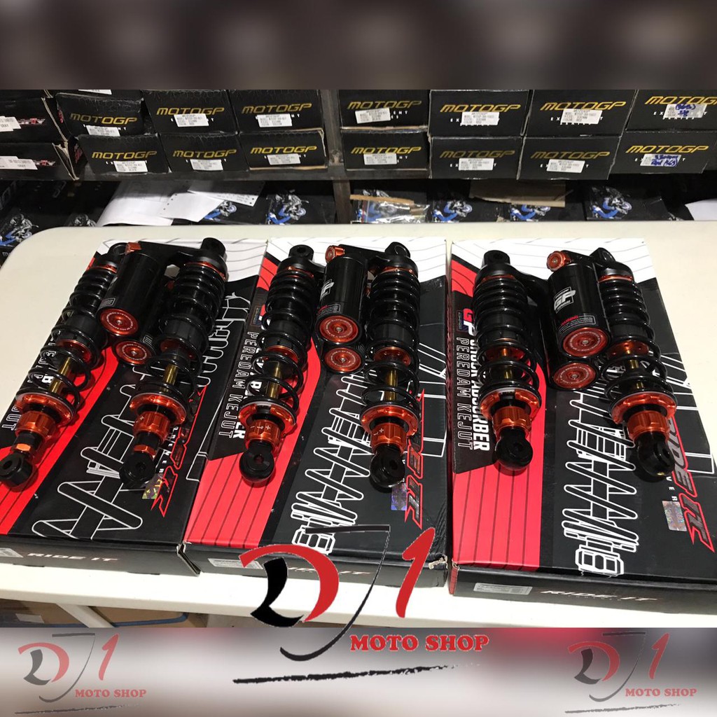 skop shockbreaker ride it gp premium black orange bebek supra jupiter rxk 280mm 320mm 340mm