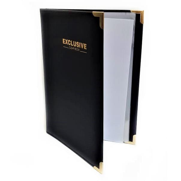 

MAP PENYIMPANAN DOKUMEN IJAZAH 40 LBR FOLIO F4 HITAM PVC DISPLAY BOOK DOCUMENT KEEPER CLEAR HOLDER (