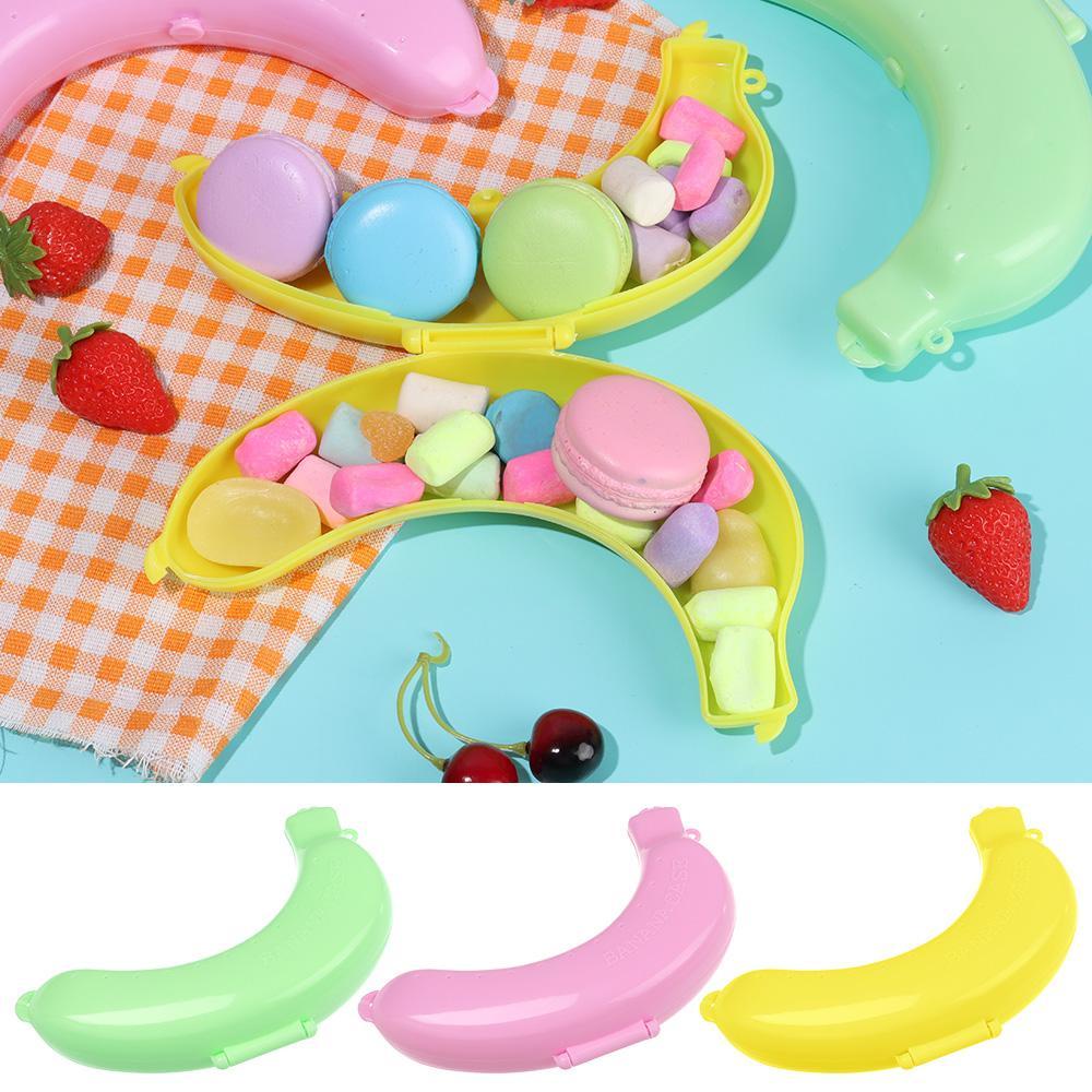 Lily Kotak Penyimpanan Portable Travel Plastic Case Banana Protector Box