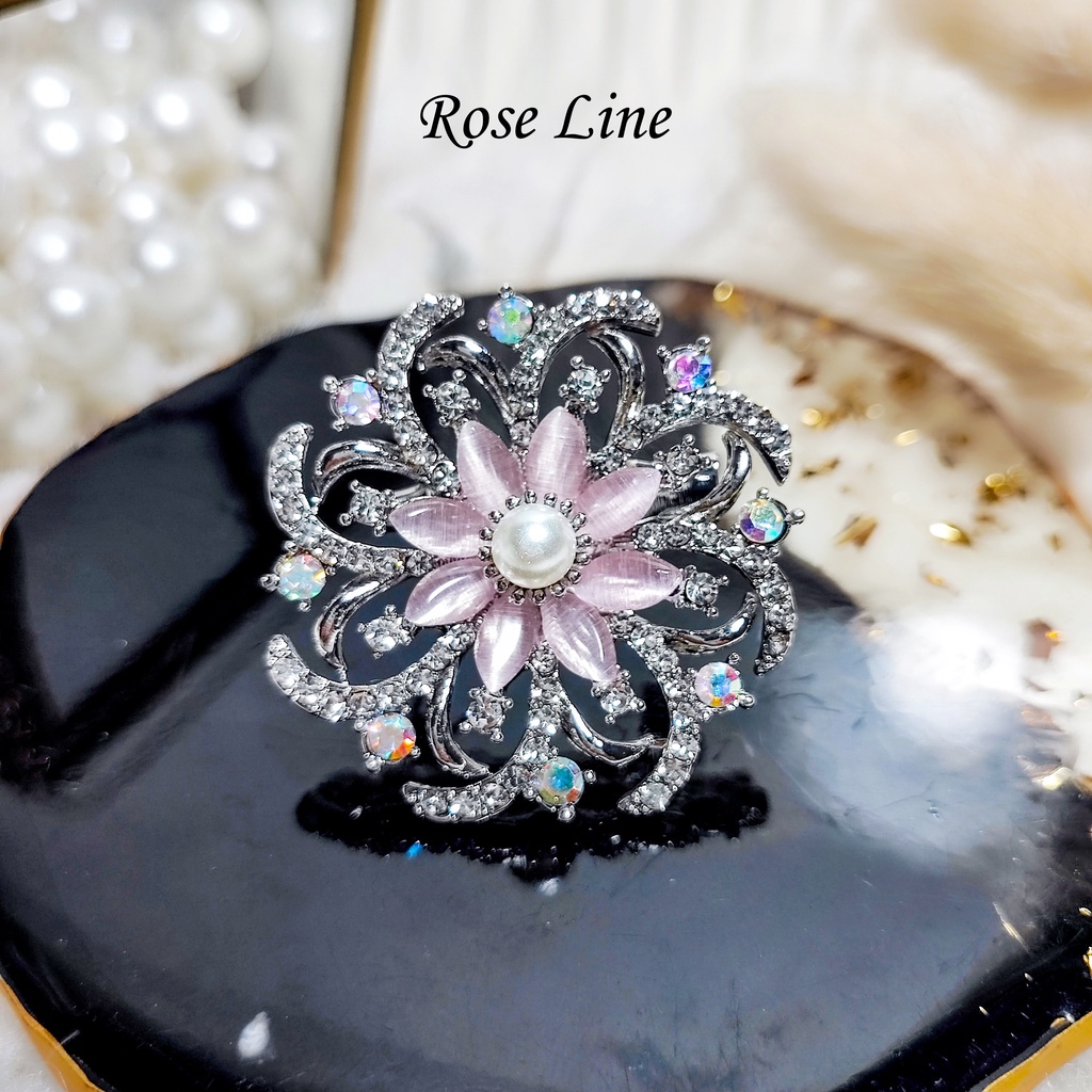 Bros Cat Eye Premium Silver Cherry Blossom