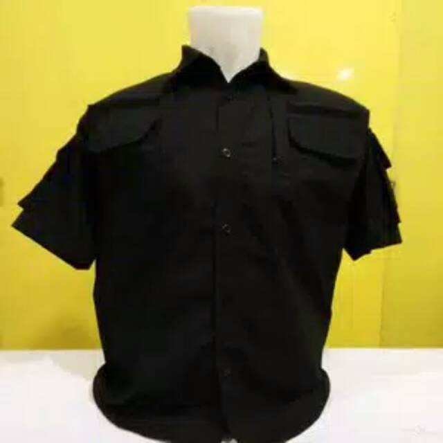 Kemeja tactical/helicon/511 lengan pendek warna hitam,abu tua,navy dan putih