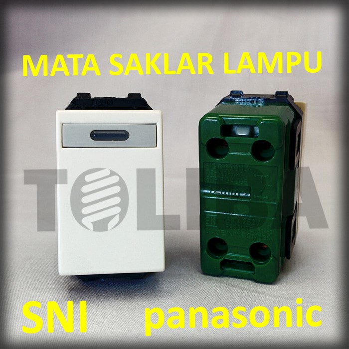 mata saklar kecil lampu panasonic WEJ5571 SNI / saklar panasonic