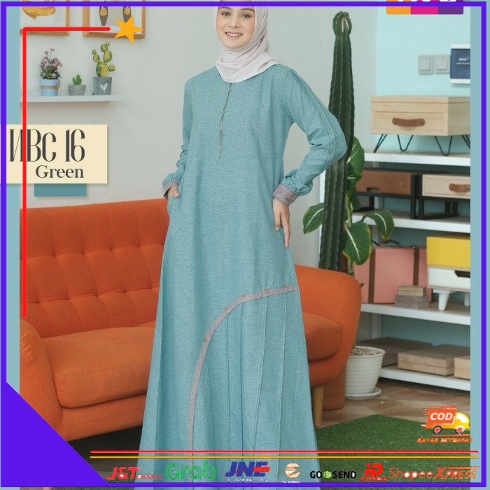 ❤BISA COD❤ Gamis Dewasa Nibras Nbc 16