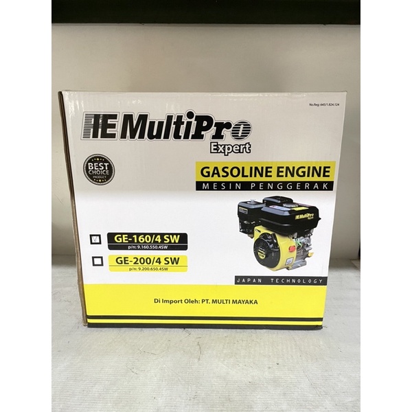 gasoline engine ge 160 multipro / gasoline engine 4 sw multipro / gasoline engine 5,5 hp multipro / motor penggerak bensin 5,5 hp multipro / mesin penggerak bensin 5,5 hp multipro / multipro gasoline engine / multipro mesin penggerak bensin / engine motor