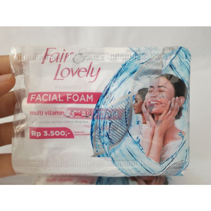 Jual Fair & Lovely Fairness Facial Foam Kemasan Sachet | Sabun Cuci