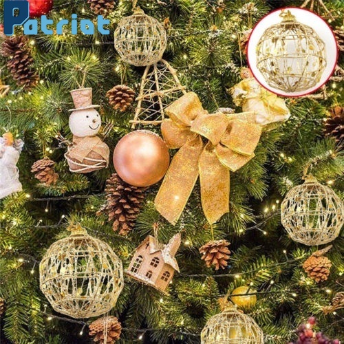 6 PCsChristmas Ball Ornaments for Garden ，Xmas， Yard，Party ， Wedding