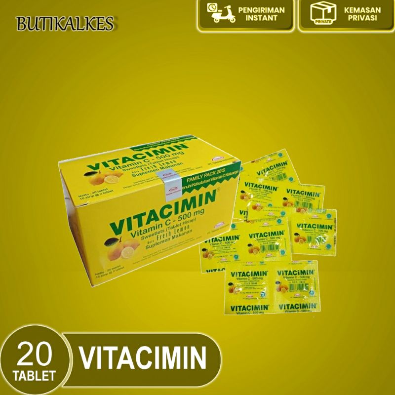 

❤BUTIK ALKES ❤ vitacimin lemon isi 10 strip atau 20tablet