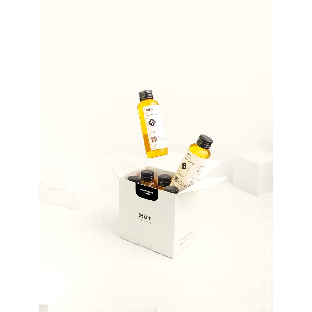 

DRiPP Homecafe Osmanthus syrup 6 bottle - Sirup Rasa Osmanthus 6 botol