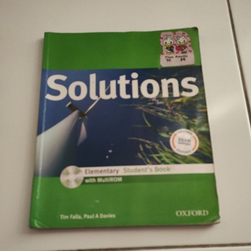 SOLUTIONS ELEMENTARY STUDENTS BOOK WITH MULTIROM